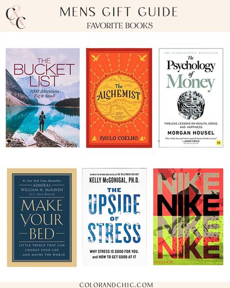 Gift guide for the book worm! Linking below several different books Johnny loves including Psychology of Money, Make Your Bed, The Bucket List and more!

#LTKunder50 #LTKHoliday #LTKGiftGuide