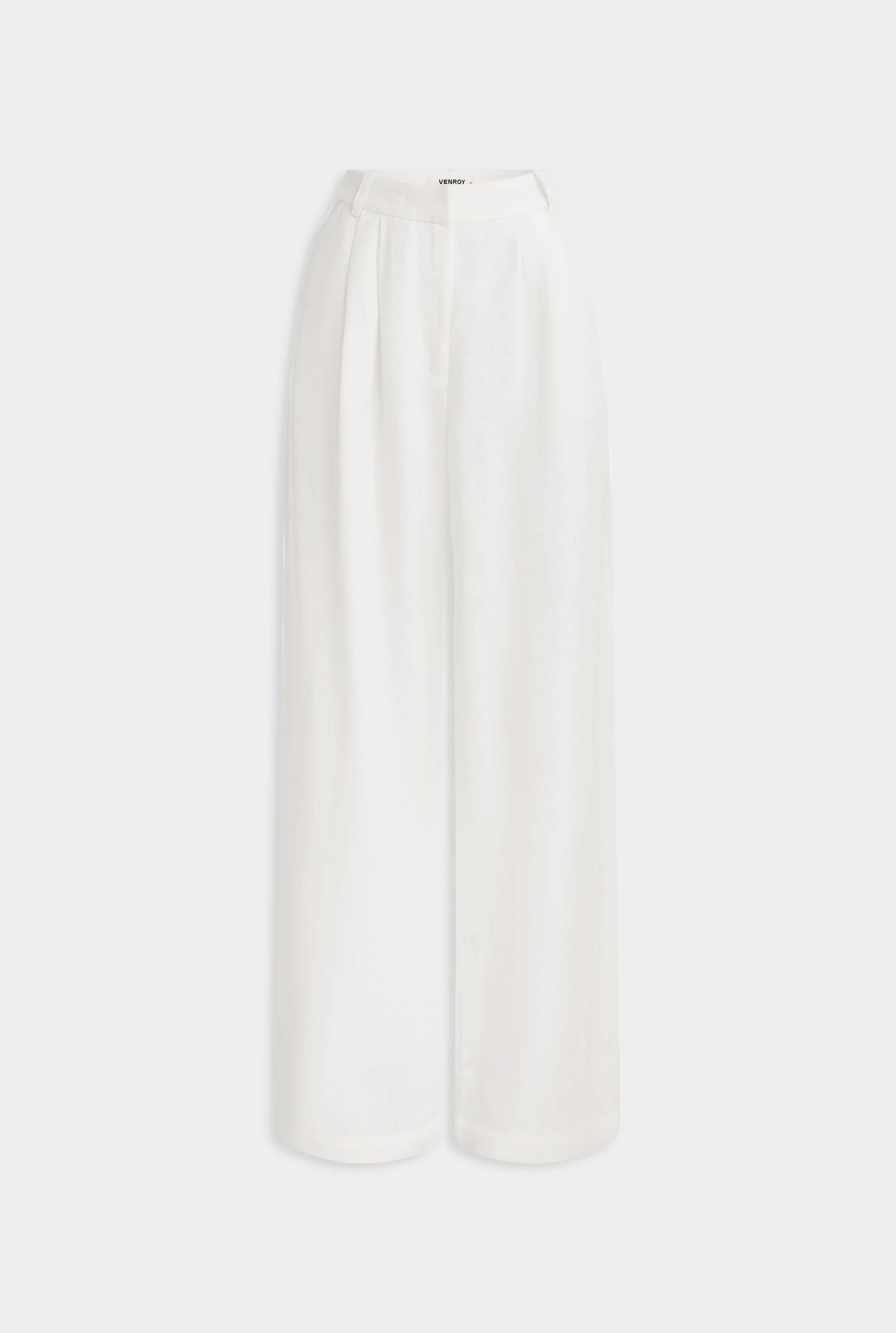 Fixed Waist Linen Trouser | Venroy AU