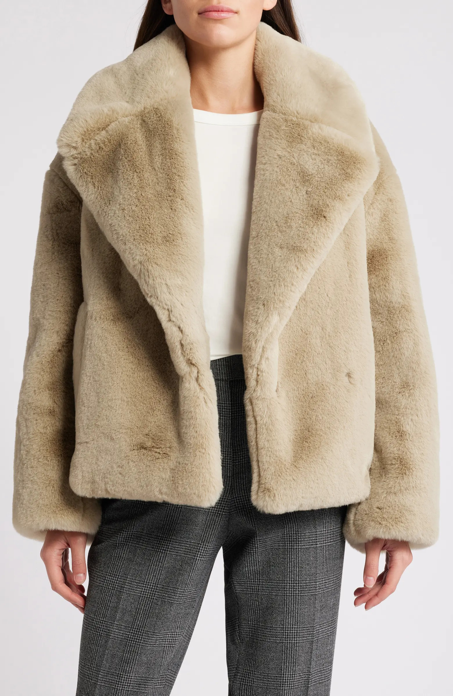 BOSS Curmeta Faux Fur Jacket | Nordstrom | Nordstrom