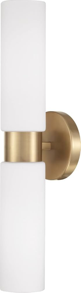 HomePlace Lighting 652621AD Theo Minimalistic Luxe Soft White Glass Wall Sconce Bath Vanity Bar, ... | Amazon (US)