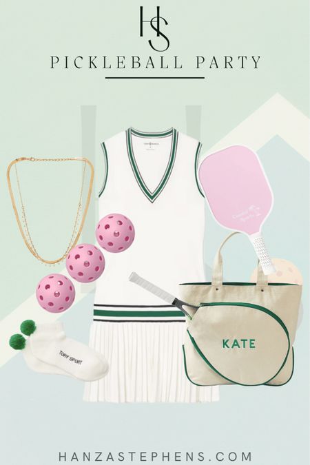 Kelly green and white pickleball outfit 
Pickleball outfit for brides


#LTKstyletip #LTKFitness