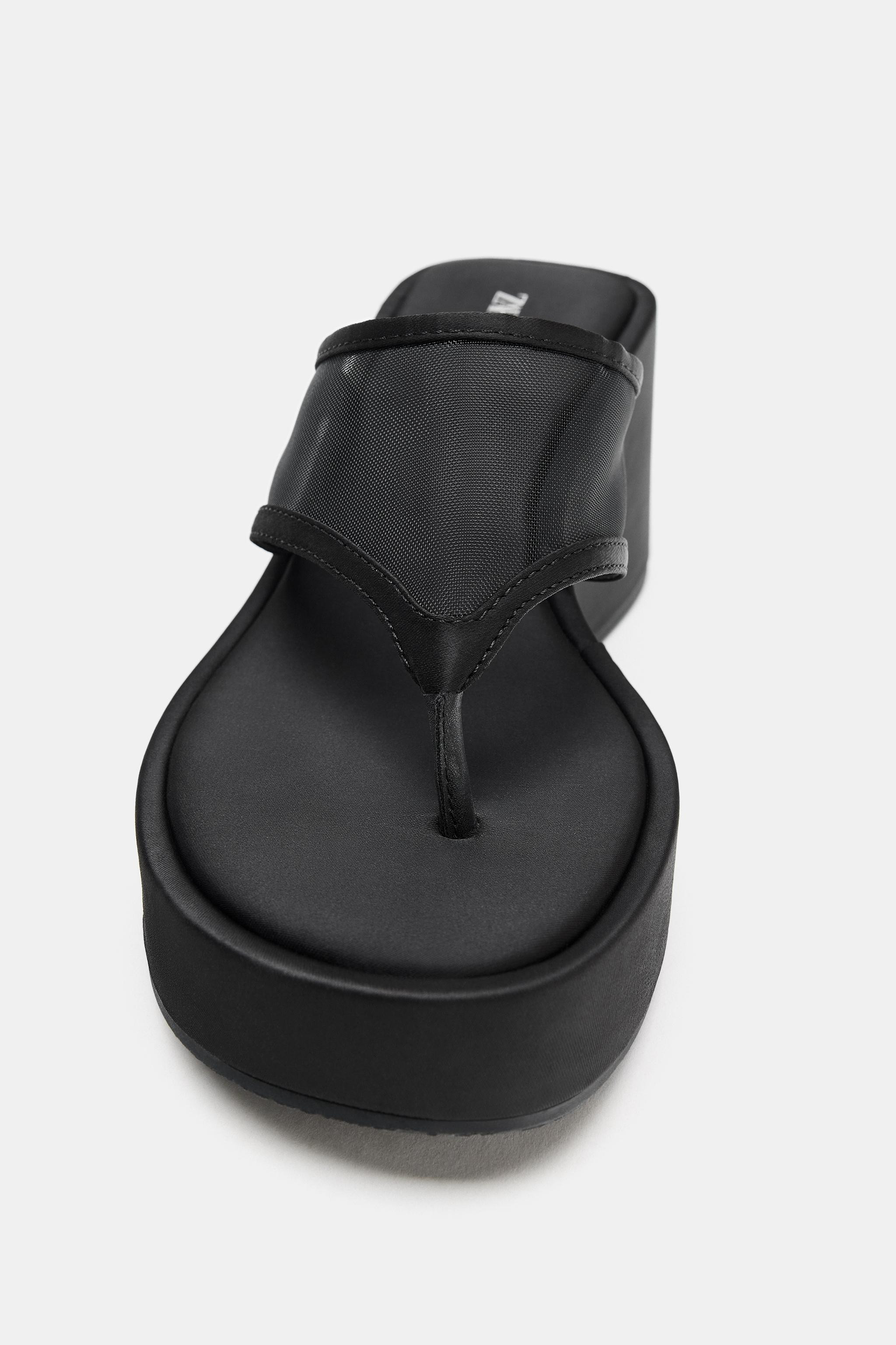 MESH STRAP WEDGES | Zara US
