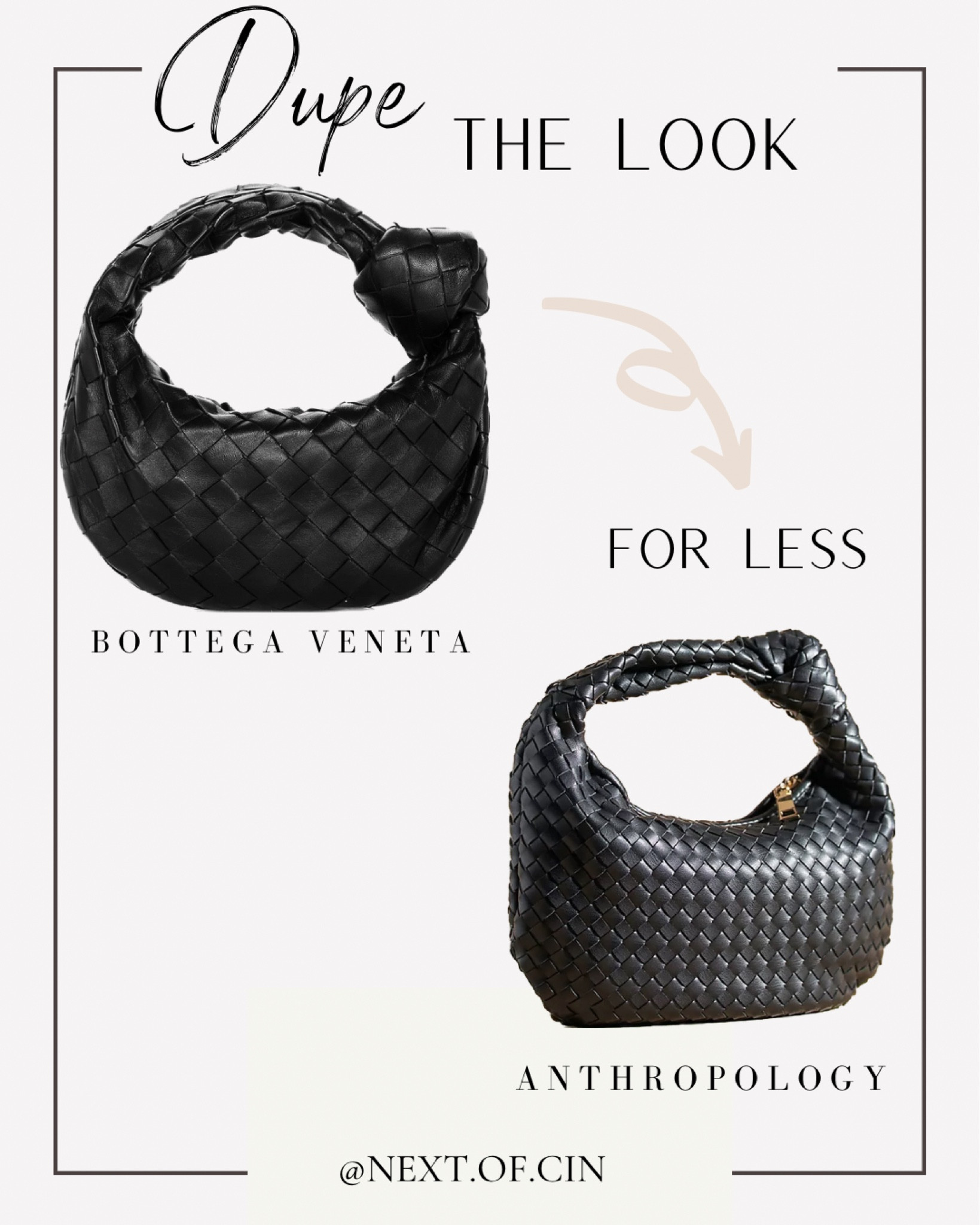 Black designer purse
Designer dupe
Designer look for less
Women’s handbag 
Black purse 
Look for less 
Weave purse 

#LTKitbag #LTKover40 #LTKstyletip