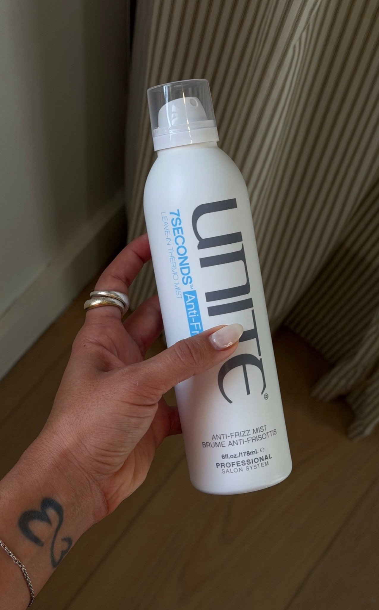 one of my fav new hair products: unite anti frizz spray #hairgoals 

#LTKgrwm #LTKselfcare #LTKmorningroutine