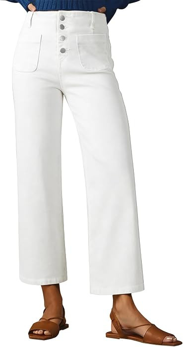 Sidefeel Women's Wide Leg Jeans High Waisted Jeans, | Amazon (US)