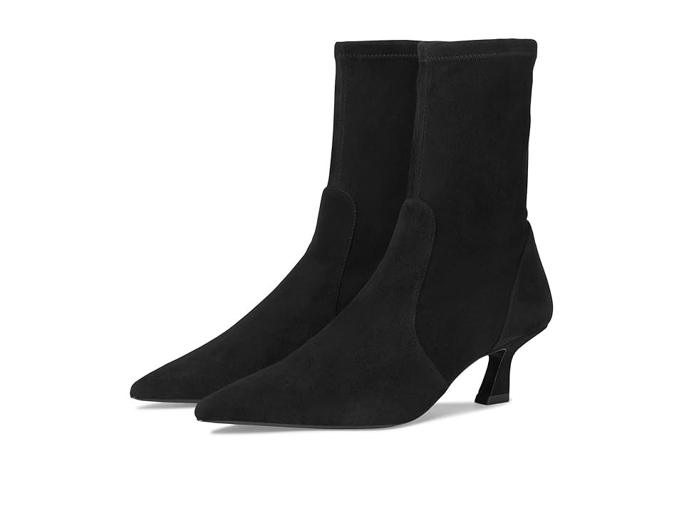 Stuart Weitzman Vinnie Bootie 50 Women's Boots Black : 10.5 M, Leather | Zappos