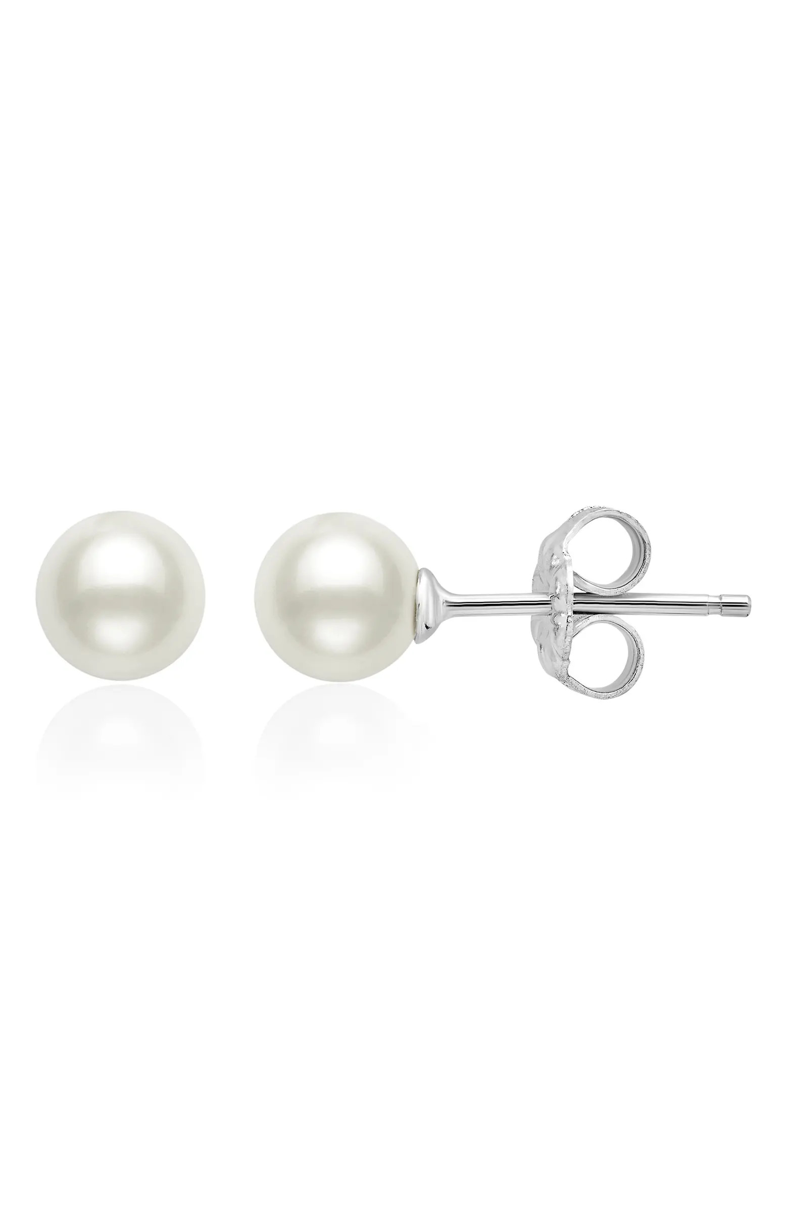 Crislu Cultured Pearl Stud Earrings | Nordstrom | Nordstrom