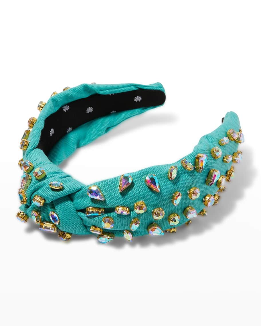 Lele Sadoughi Knotted Candy Jeweled Headband | Neiman Marcus