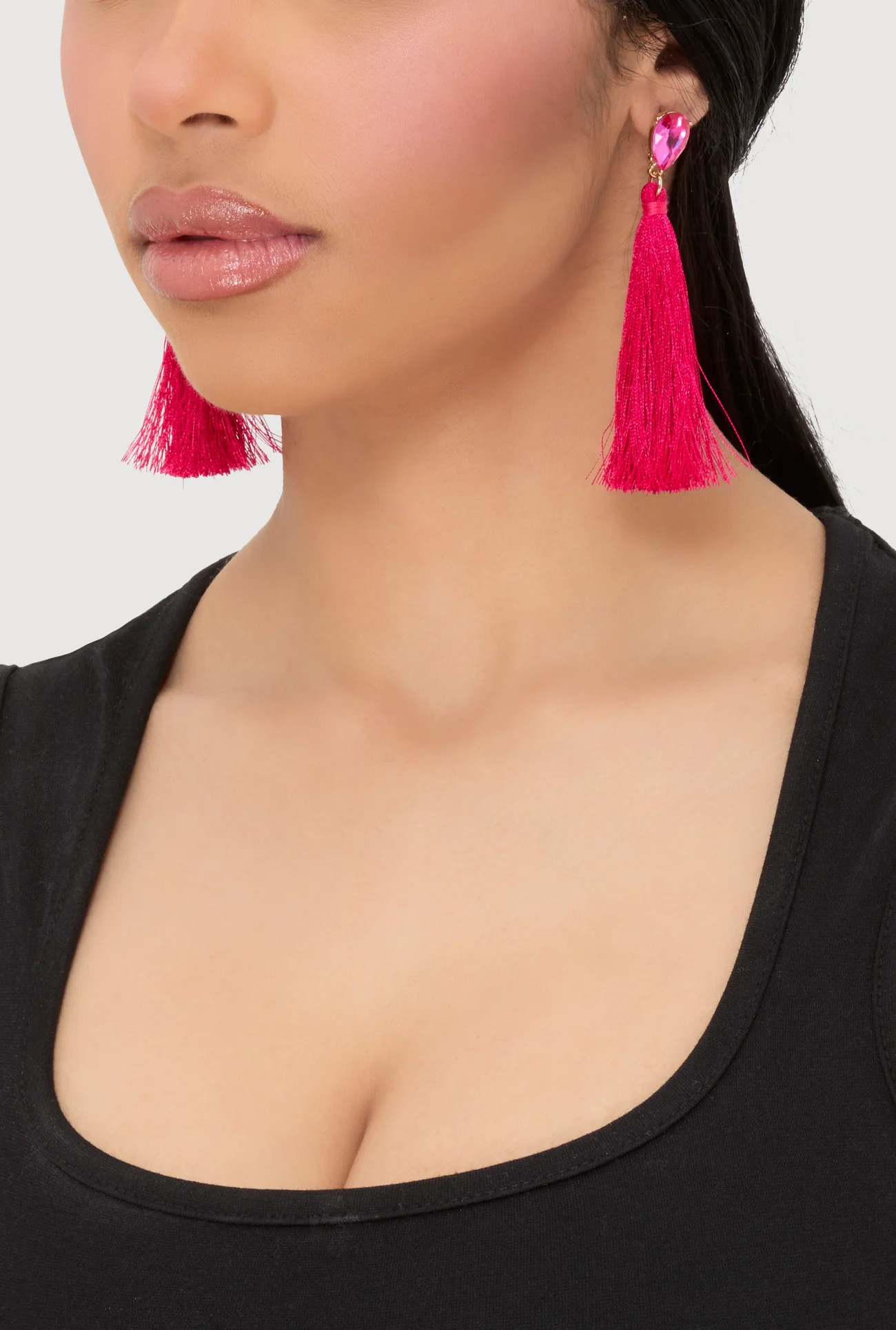 Assorted Stud and Tassel Earrings Set of 6 | Rainbow Shops