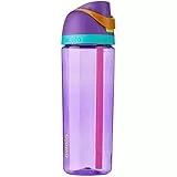 Owala FreeSip Insulated Stainless Steel Water Bottle with Straw for Sports  and Travel, BPA-Free, 24-Ounce, Hint of Grape