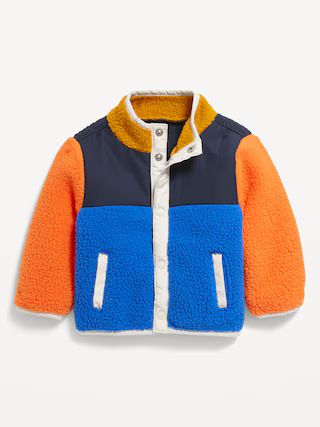 Mock-Neck Sherpa Jacket for Baby | Old Navy (US)