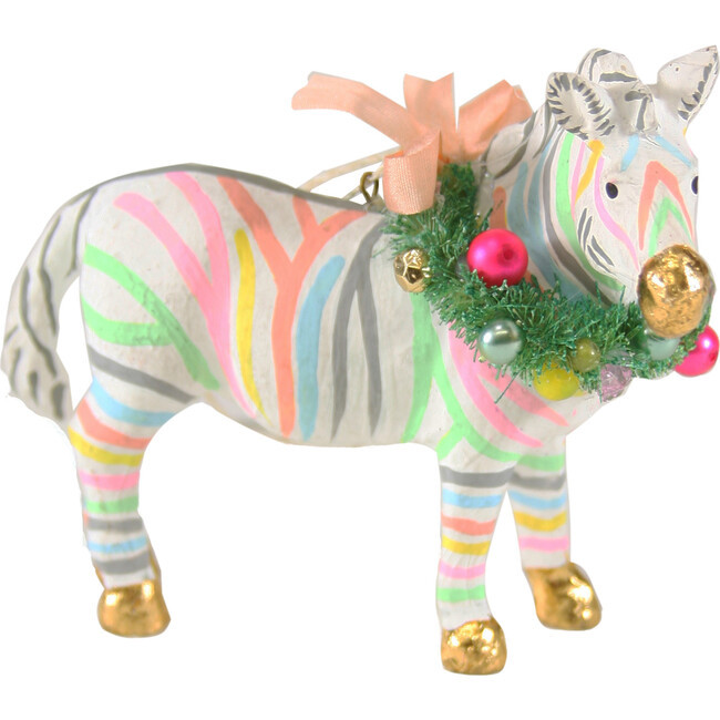 Pastel Zebra Ornament | Maisonette