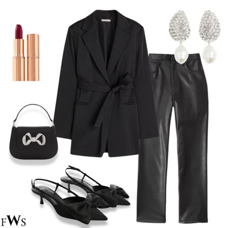 Styling  faux black trousers 🖤

#LTKGiftGuide #LTKVideo #LTKSeasonal