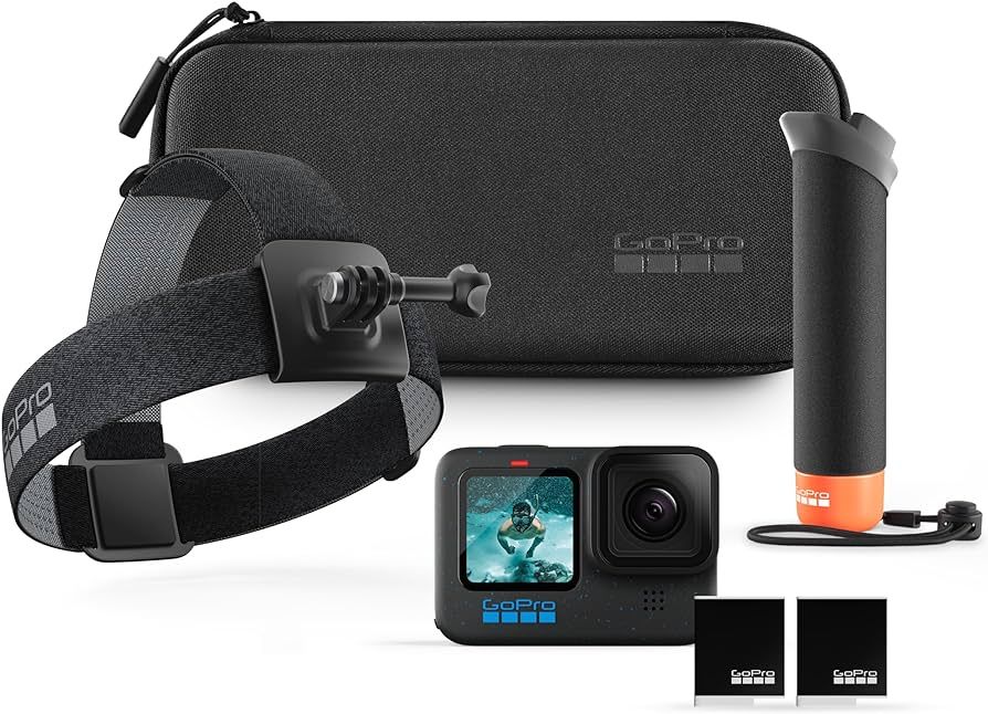 GoPro HERO12 Black + Accessories Bundle, Includes Handler + Head Strap 2.0 + Enduro Battery + Car... | Amazon (US)