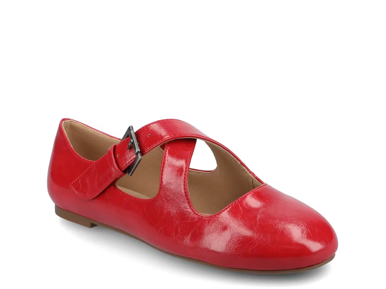 Journee Ivanna Mary Jane Flat | Women's | Red | Size 7.5 | Flats | Mary Jane | DSW