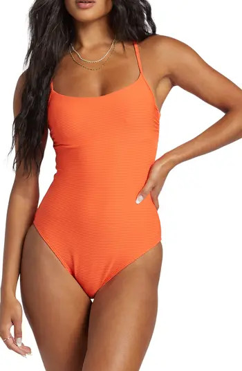 Sea Through Me Tan Lines High Cut One-Piece Swimsuit | Nordstrom