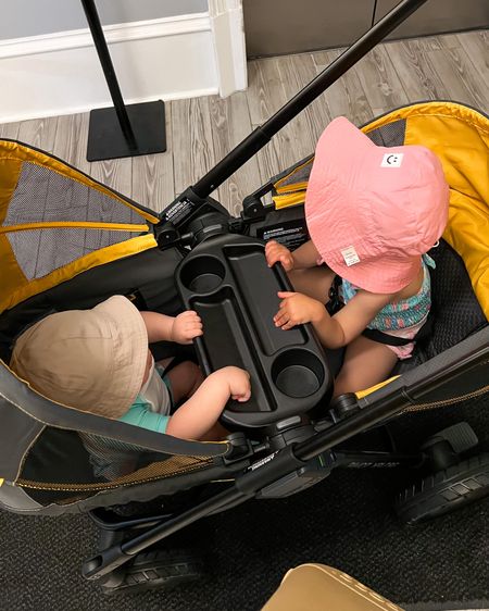 Stroller wagon. Beach vacation must haves! Double stroller wagon. Toddler must haves. Toddler essentials. Bucket hat. Toddler style. Baby essentials. 

#LTKtravel #LTKfamily