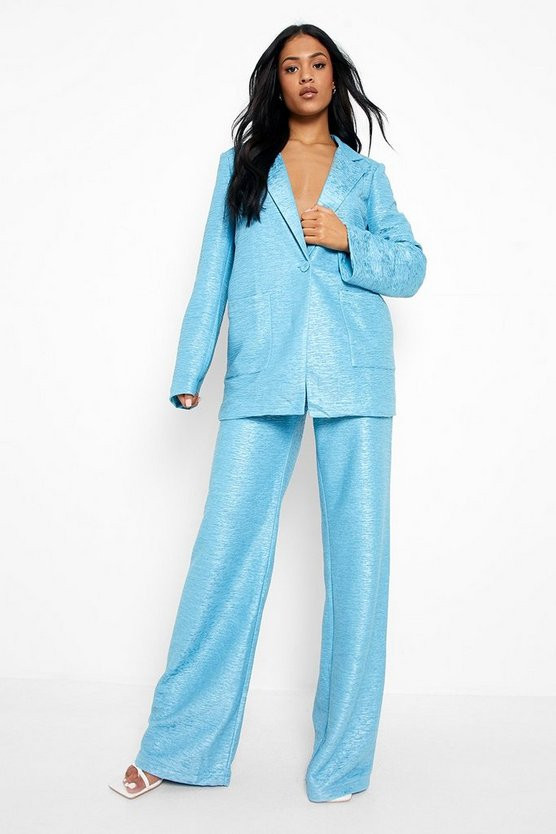 Tall Crinkle Straight Leg Pants | Boohoo.com (US & CA)