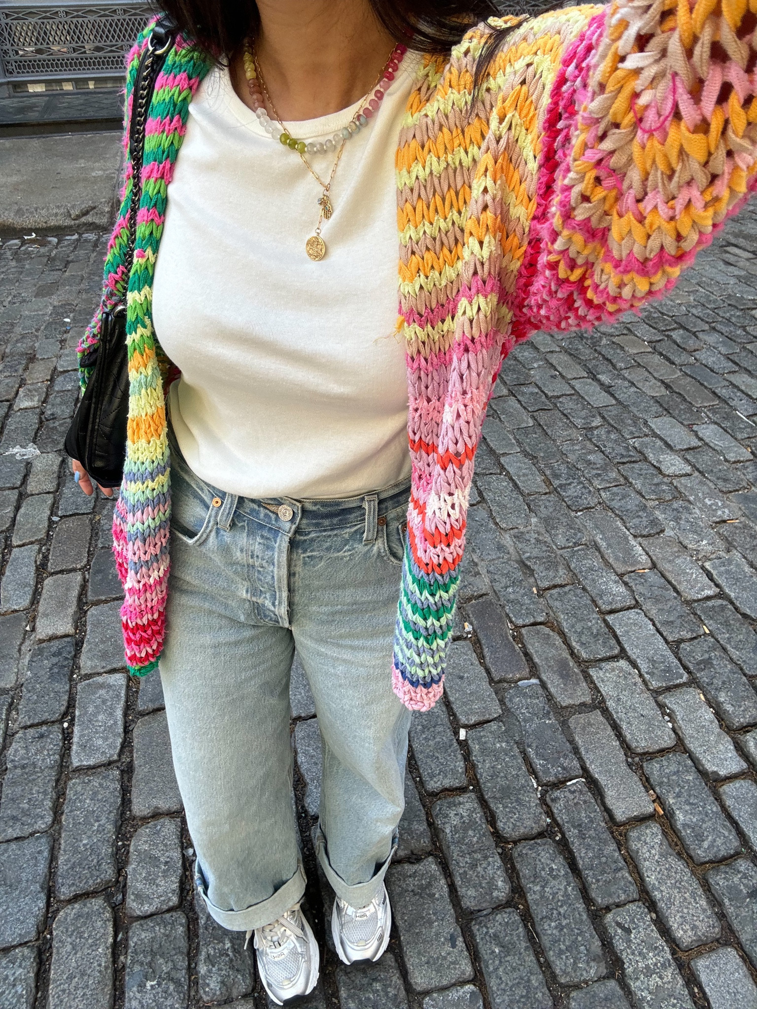S tee/ 25 bottoms/ XS cardigan