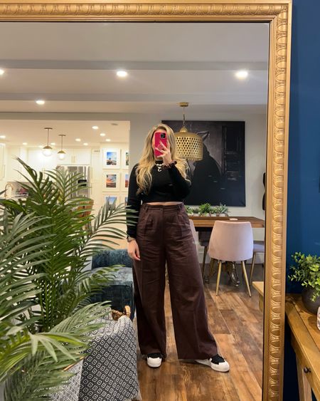Use code EXCLUSIVE for 50% off pants

Madewell Harlow Wide Leg Pants - I sized up to accommodate my hips. Wearing a 12. 

#LTKmidsize #LTKCyberWeek #LTKstyletip