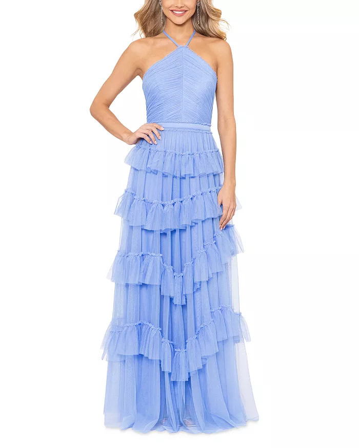 Tulle Tiered Ruffle Gown - 100% Exclusive | Bloomingdale's (US)
