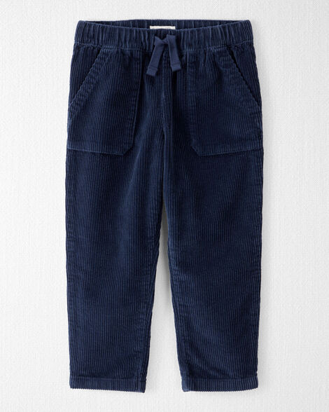 Toddler Organic Cotton Corduroy Drawstring Pants | Carter's Inc