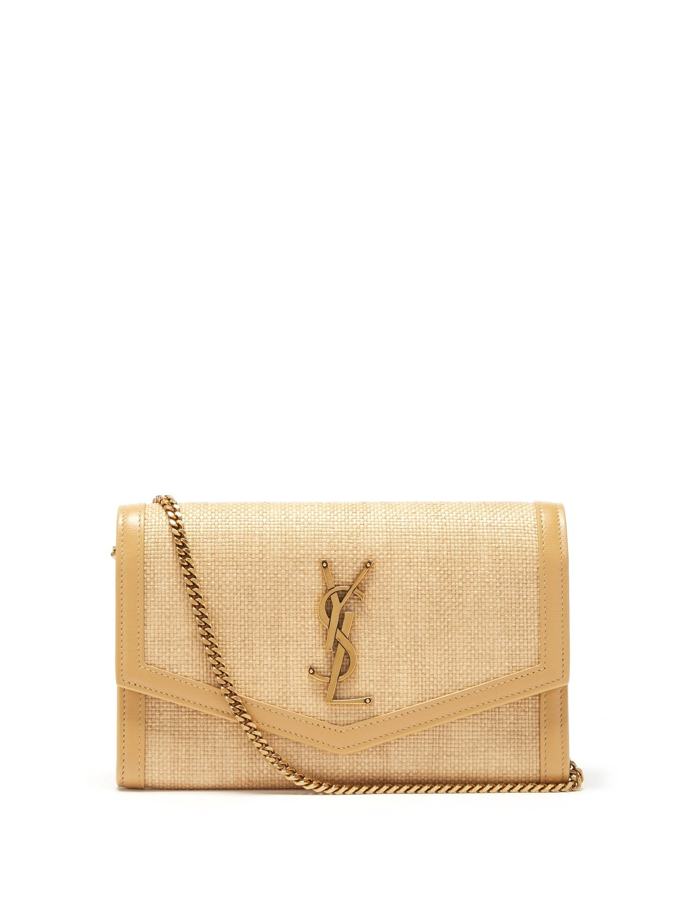 Uptown YSL-logo hopsack cross-body bag | Saint Laurent | Matches (US)