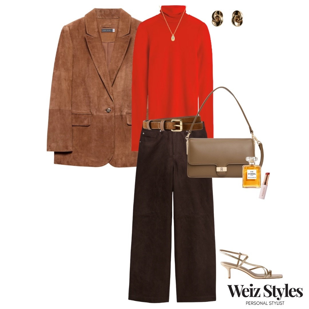 Trousers and a nice top, but elevated 💃🏻

I wanted to show how this simple womenswear outfit formula can feel polished, modern and effortlessly put together with just a few thoughtful styling choices 🧡

Make sure you come back tomorrow for your daily @weizstyles fashion fix! 🎉

Louise x

#LTKuk #LTKfestive #LTKwinter