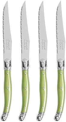 Set of 4 Laguiole Steak Knives, Spring Green | Amazon (US)