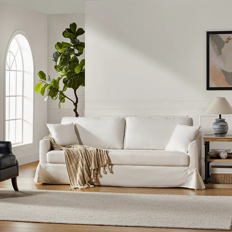 Beachcrest Home Wimberly 80.5" Slipcovered Sofa & Reviews | Wayfair | Wayfair North America
