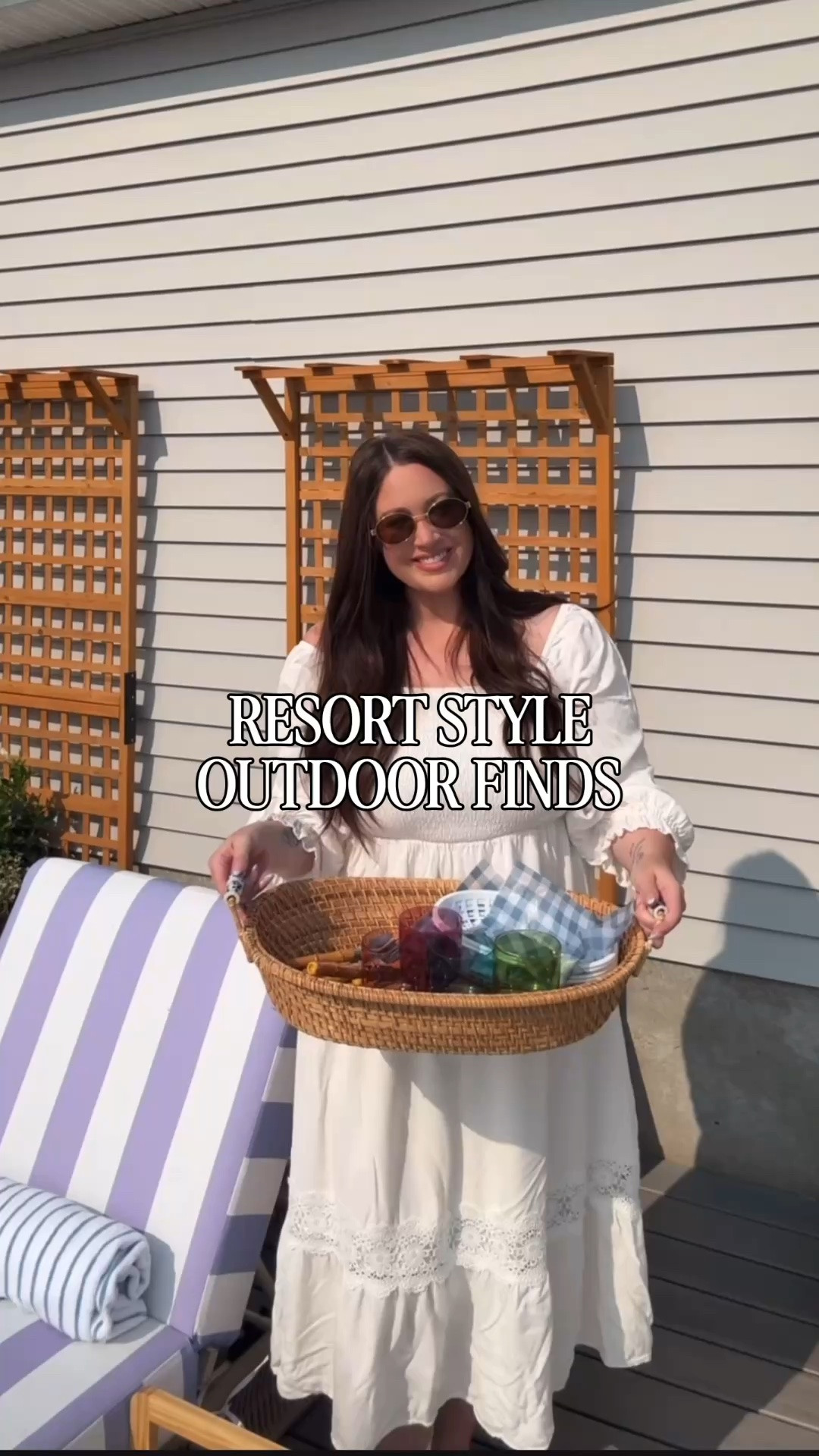 #ad Resort Style Outdoor Finds from @Wayfair - I just grabbed the cutest outdoor hosting essentials all at great prices!  From colorful glassware to the softest beach towels, you can up your summer hosting game with these finds!  #wishyouwerehere #outdoor #Wayfair #WayfairPartner

#LTKHome #LTKSeasonal