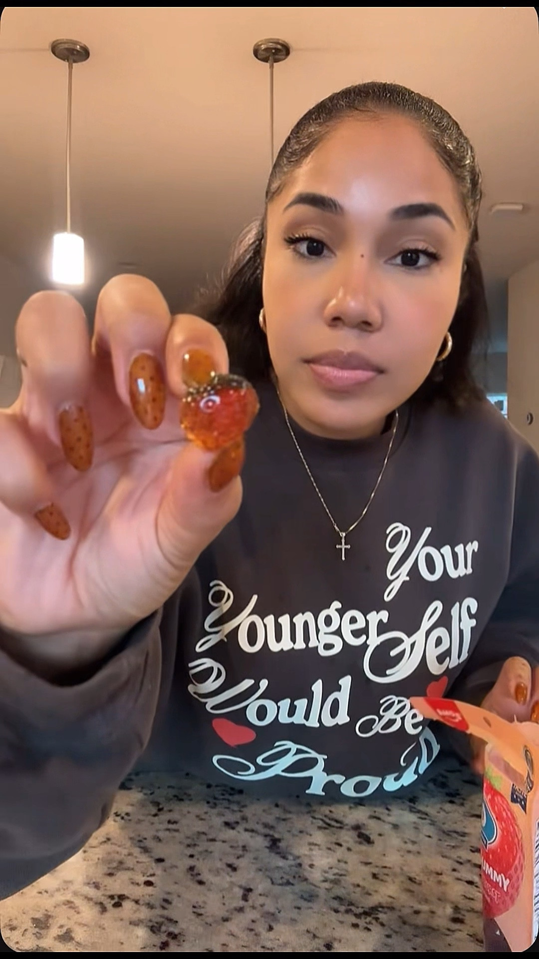 These strawberry gummies are absolutely divine 🤤 10/10 would recommend 🙌🏾 #candytastetest #strawberrygummy 

#LTKHome #LTKfoodie