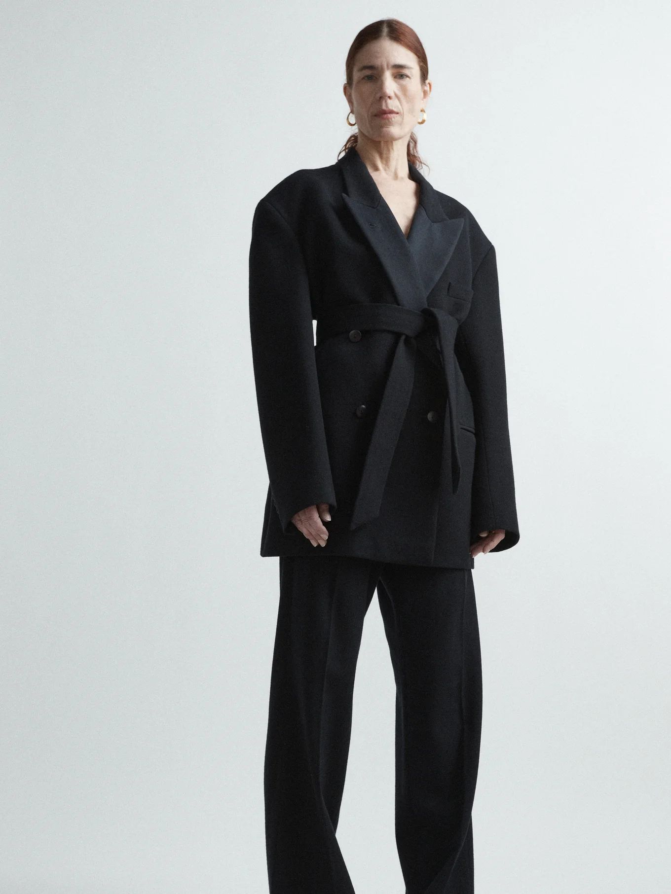 Exaggerated recycled wool-blend tux blazer | Raey | Matches (UK)