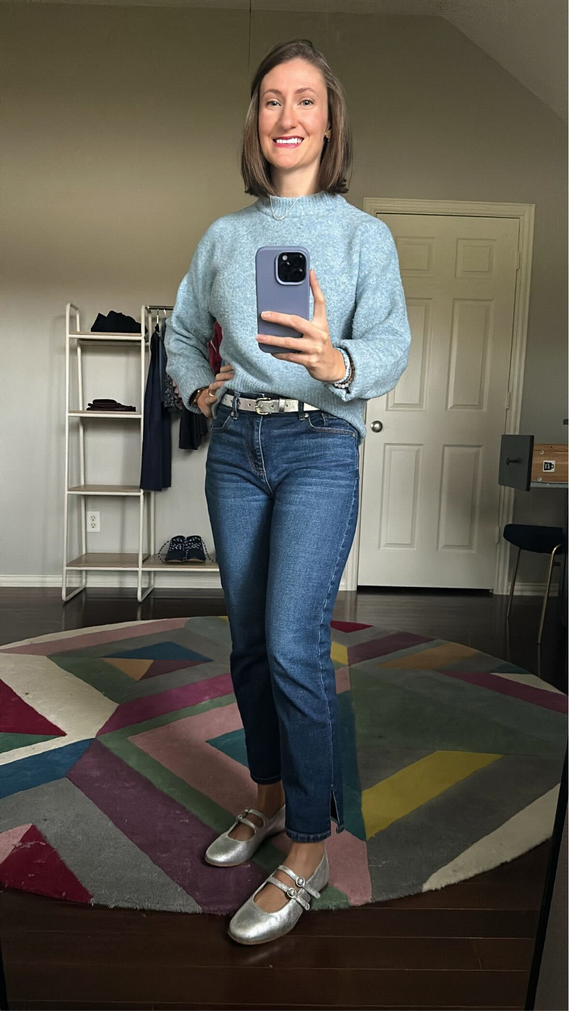 Casual winter outfit inspo for House of Colour “summers” ☀️

#sweater #jeans #denim #hoc #classicingenue 

#LTKSeasonal #LTKfindsunder100 #LTKsalealert