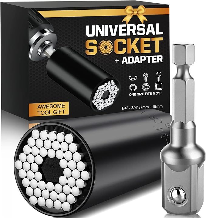 Stocking Stuffers Christmas Gifts for Men - Universal Super Socket, Cool Gadgets Tools White Elep... | Amazon (US)