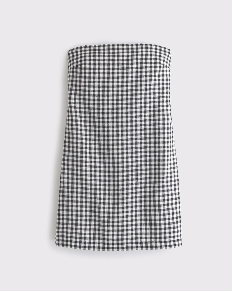 Women's The A&F Scarlett Strapless Linen-Blend Skort | Women's Dresses & Jumpsuits | Abercrombie.... | Abercrombie & Fitch (US)