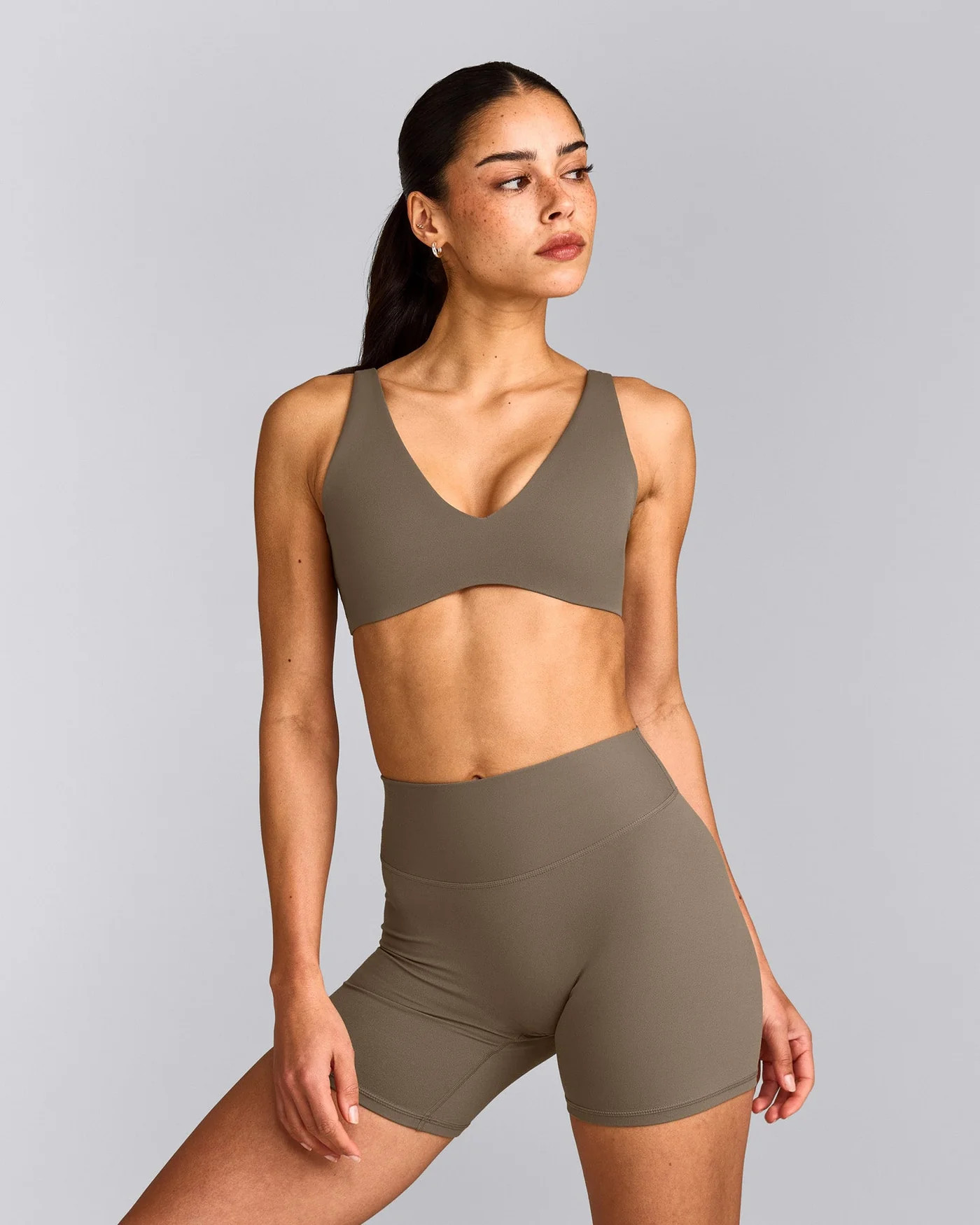 SoftMotion\u2122 Scoop Back Bralette 
 Moss Brown | Oner Active (UK / US)