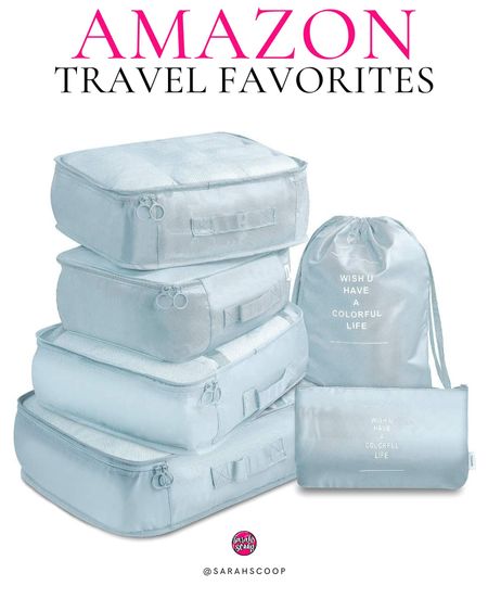 Make packing and organization a breeze with these amazing Amazon packing cubes! Perfect for keeping your items secure, organized and lightweight for traveling. An absolute must-have for the frequent traveler! #TravelEssentials #AmazonPackingCubes #OrganizationGoals #PackSmart #TravelLuxe #OrganizeToGo #StayOrganized #LivingLightly #DitchTheClutter #KeepItTidy #TravelPrepared