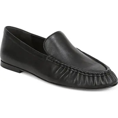 Vince Tristan Moc Toe Loafer in Black at Nordstrom, Size 5.5 | Nordstrom