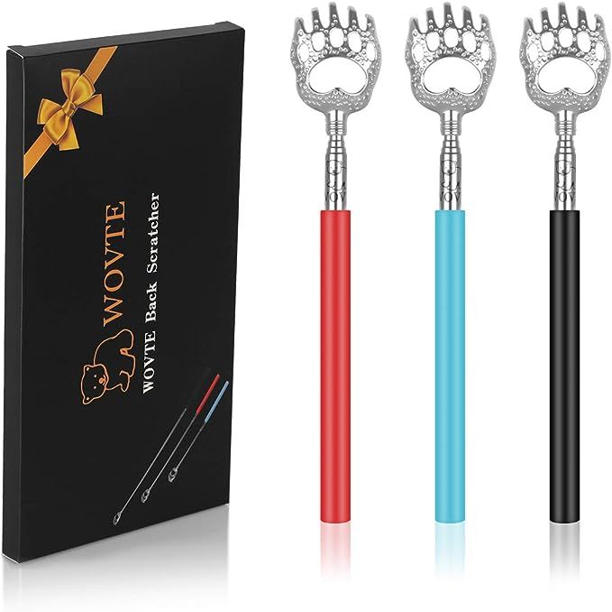 WOVTE Bear Claw Telescopic Back Scratcher Pack of 3 | Amazon (US)