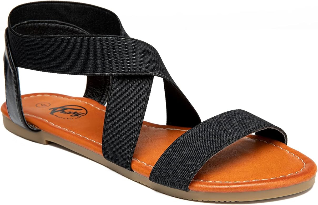 Trary Womens Sandals, Sandals for Women Dressy Summer, Flat Sandals for Women, Cute Sandals for W... | Amazon (US)