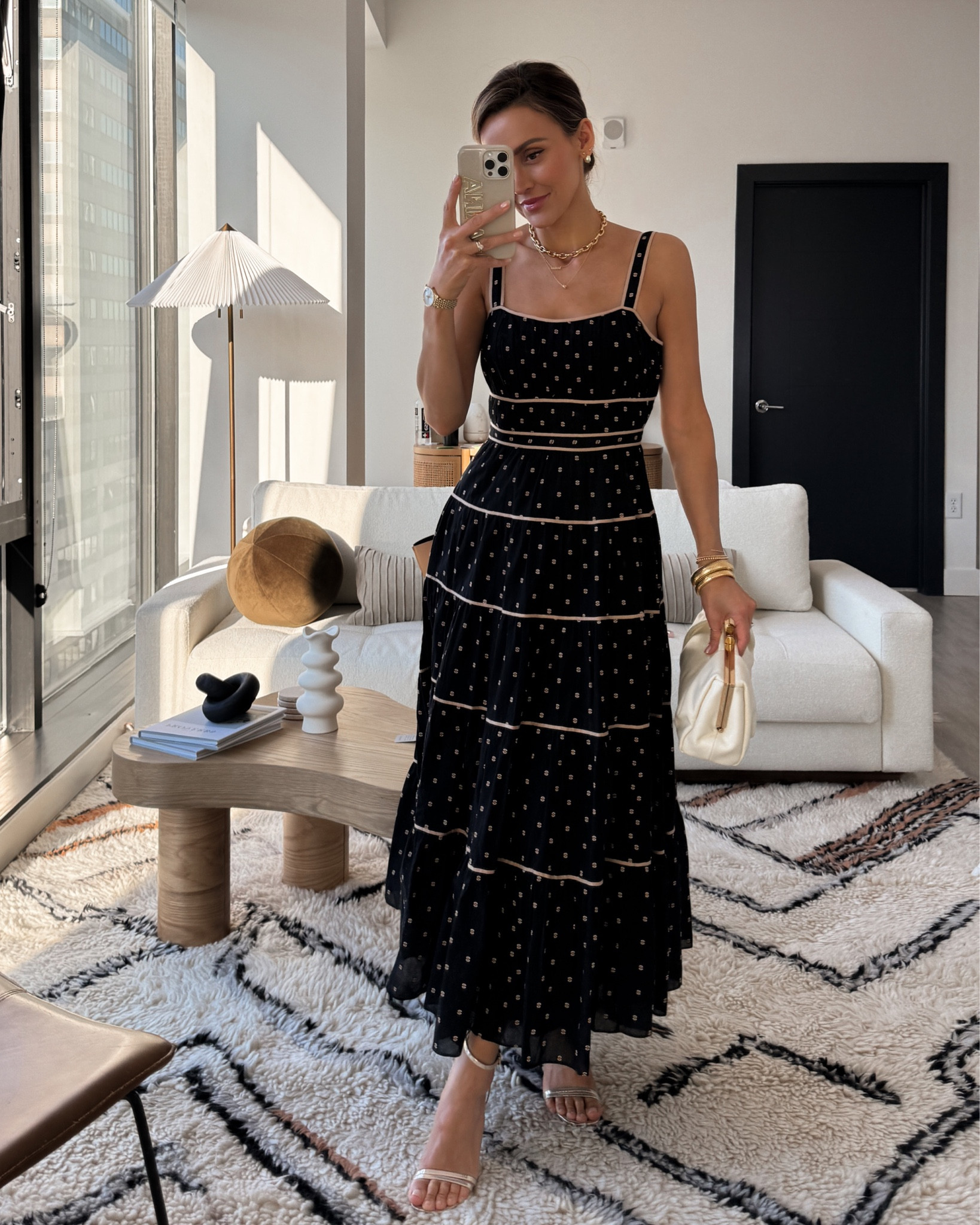 Beautiful embroidered maxi tiered dress 
Perfect for outdoor weddings, cocktail parties and spring events! Wearing size 2

#LTKstyletip #LTKitbag #LTKwedding