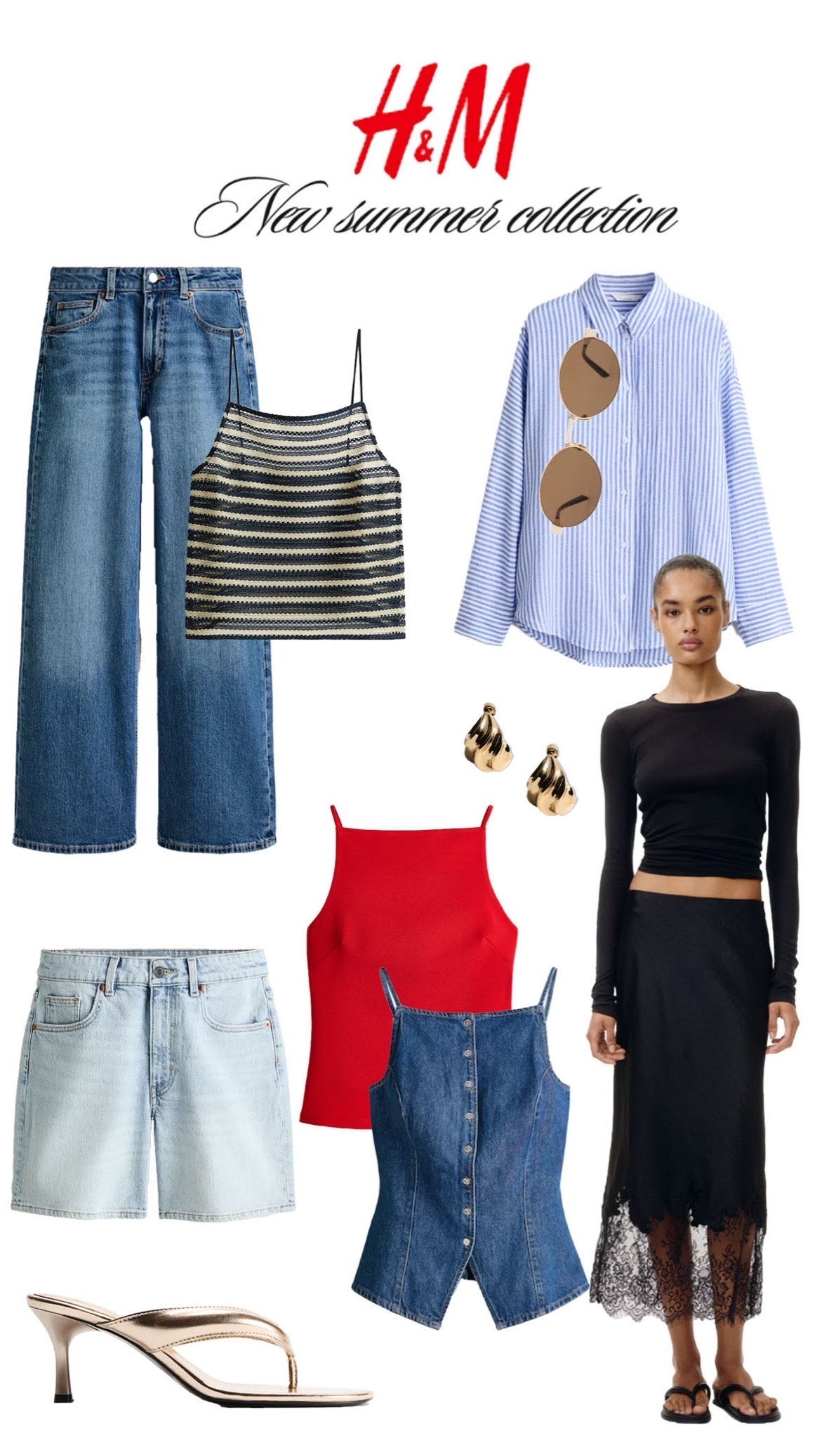 New H&M summer collection 🙌🏼

#skirt #jeans #sandals

#LTKsummer #LTKstyletip #LTKshoes