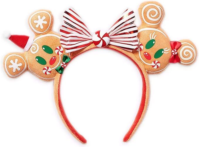 Disney Parks Minnie Ears Headband - Christmas 2020 Gingerbread Man | Amazon (US)