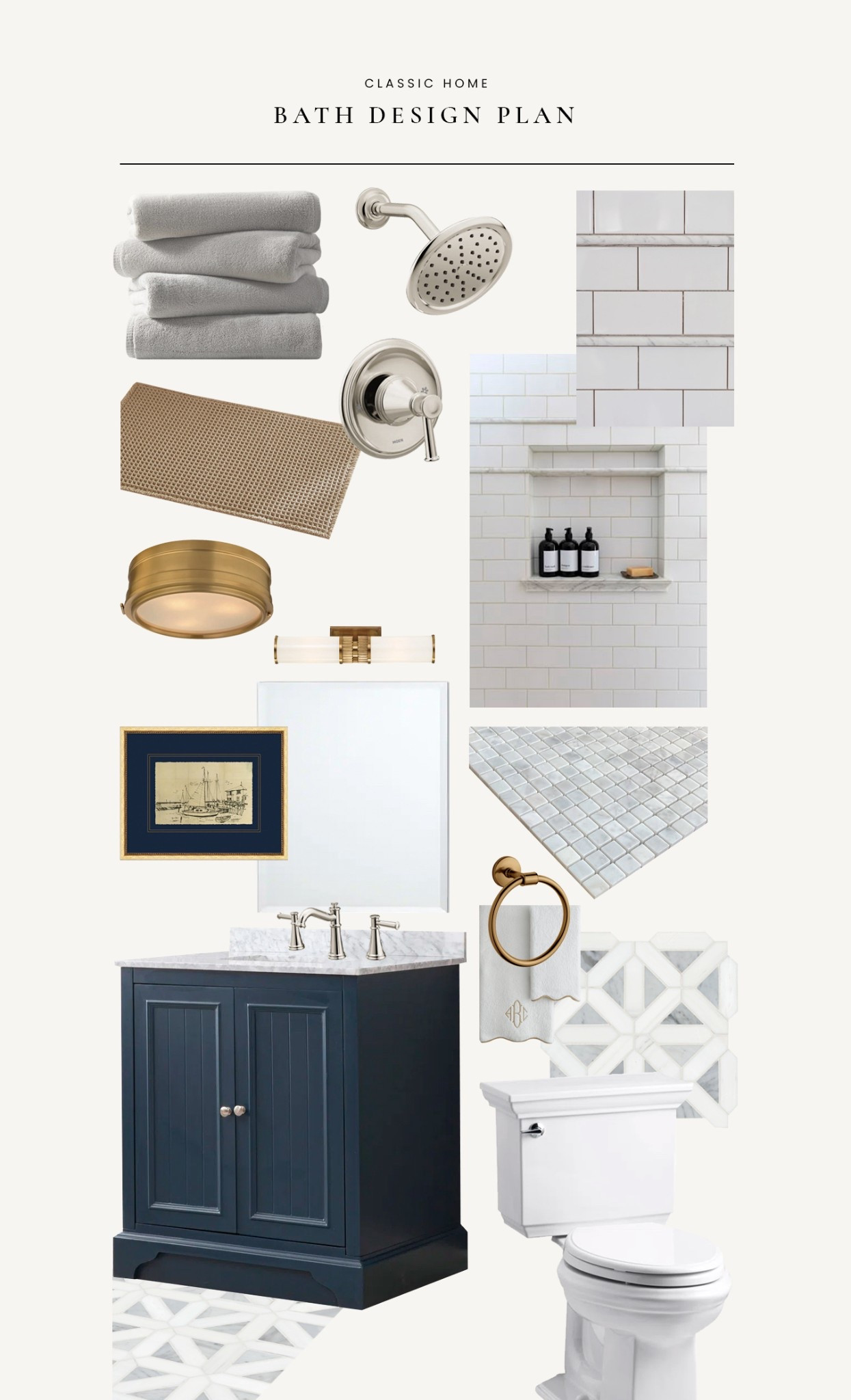 A fun bathroom design plan I put together for a friend! 

#LTKHome