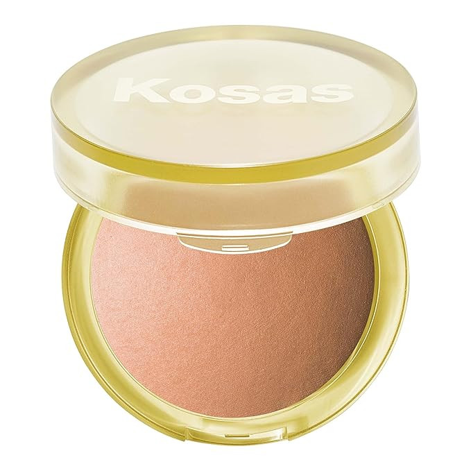 Kosas Sun Show Glowy Warmth Baked Bronzer - Contouring Powder for Cheekbones, Nose & Jawline - En... | Amazon (US)