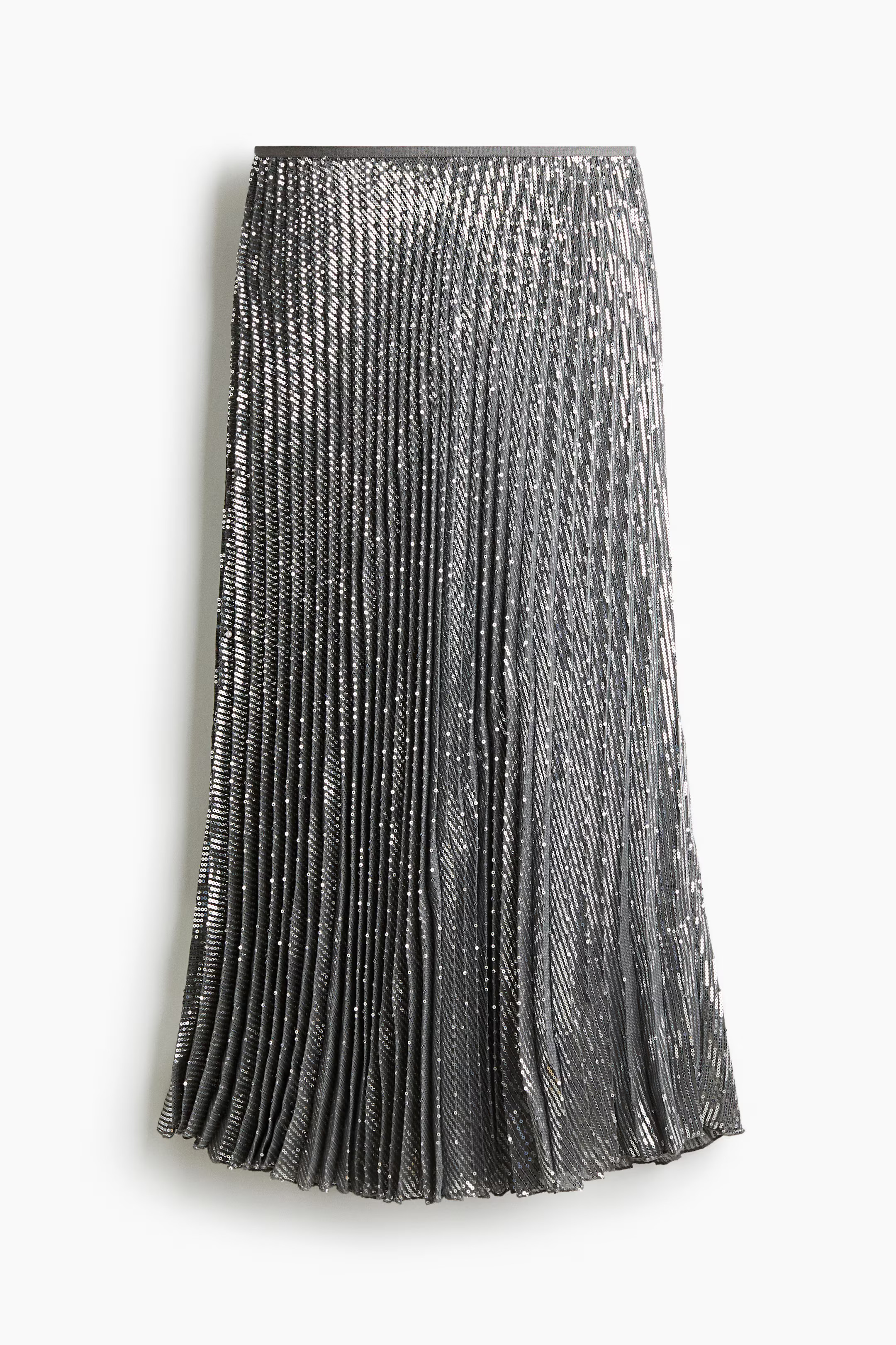 Sequined Plissé Skirt | H&M (US + CA)