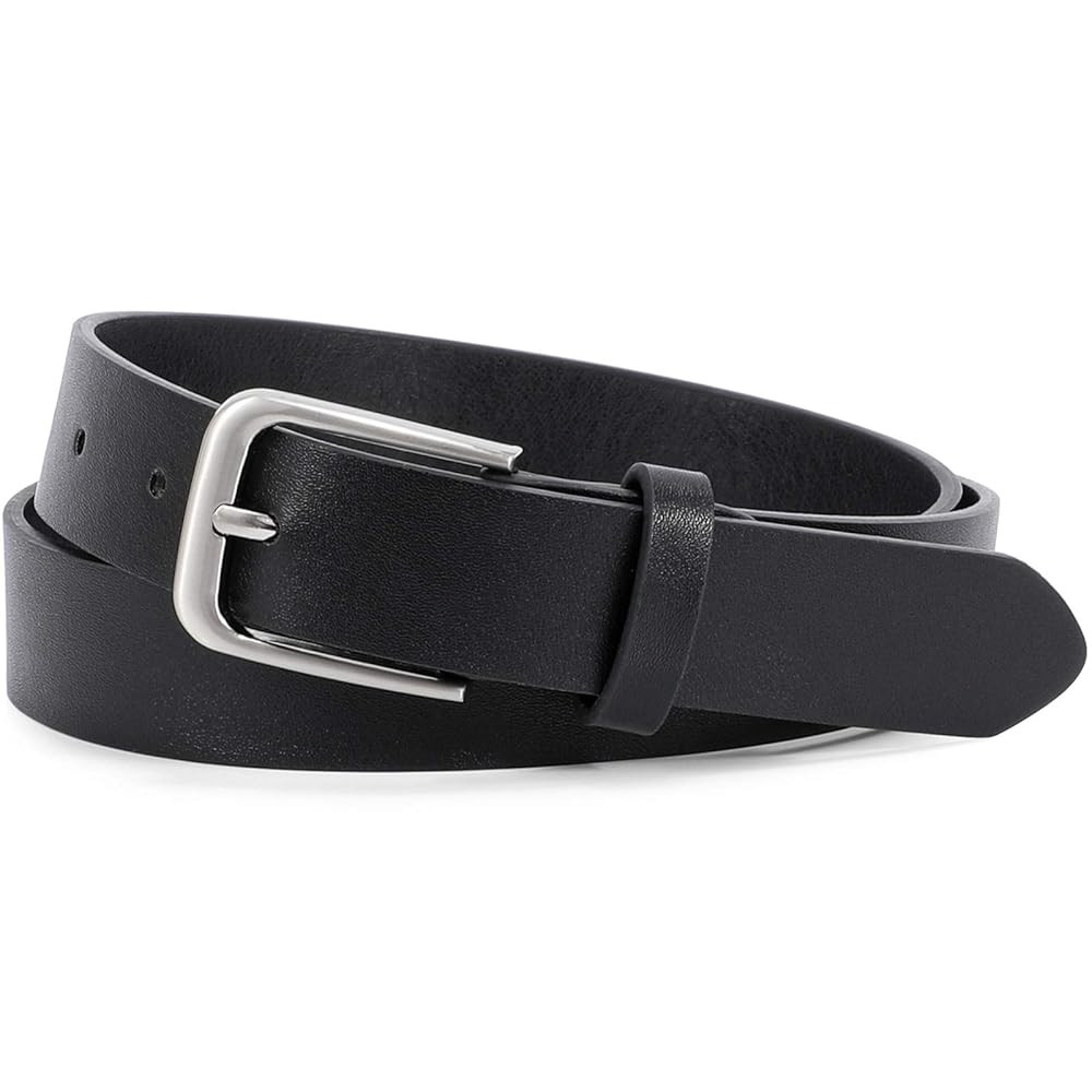 WHIPPY Women Casual Leather Belt for Jeans Pants, Fashion Ladies Waist Dress Belt | Amazon (US)