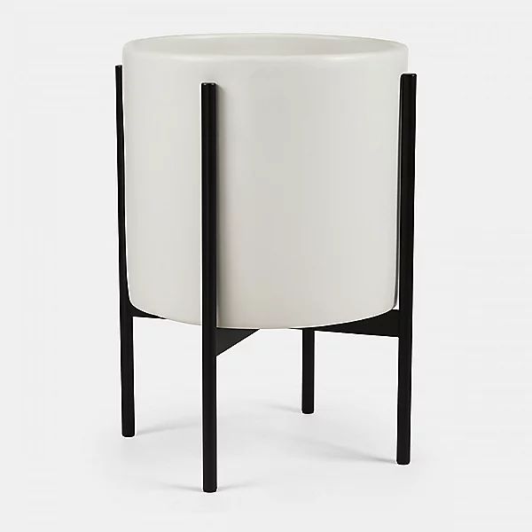 Case Study Cylinder with Metal Stand (L/White) - OPEN BOX by Modernica | YLiving