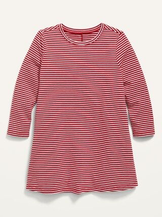 Printed Long-Sleeve Swing Dress for Toddler Girls | Old Navy (US)